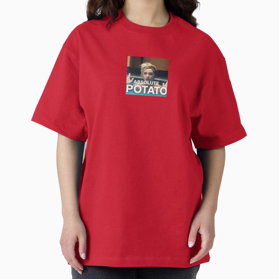 absolute potato yelena sticker Casual Print T-Shirt