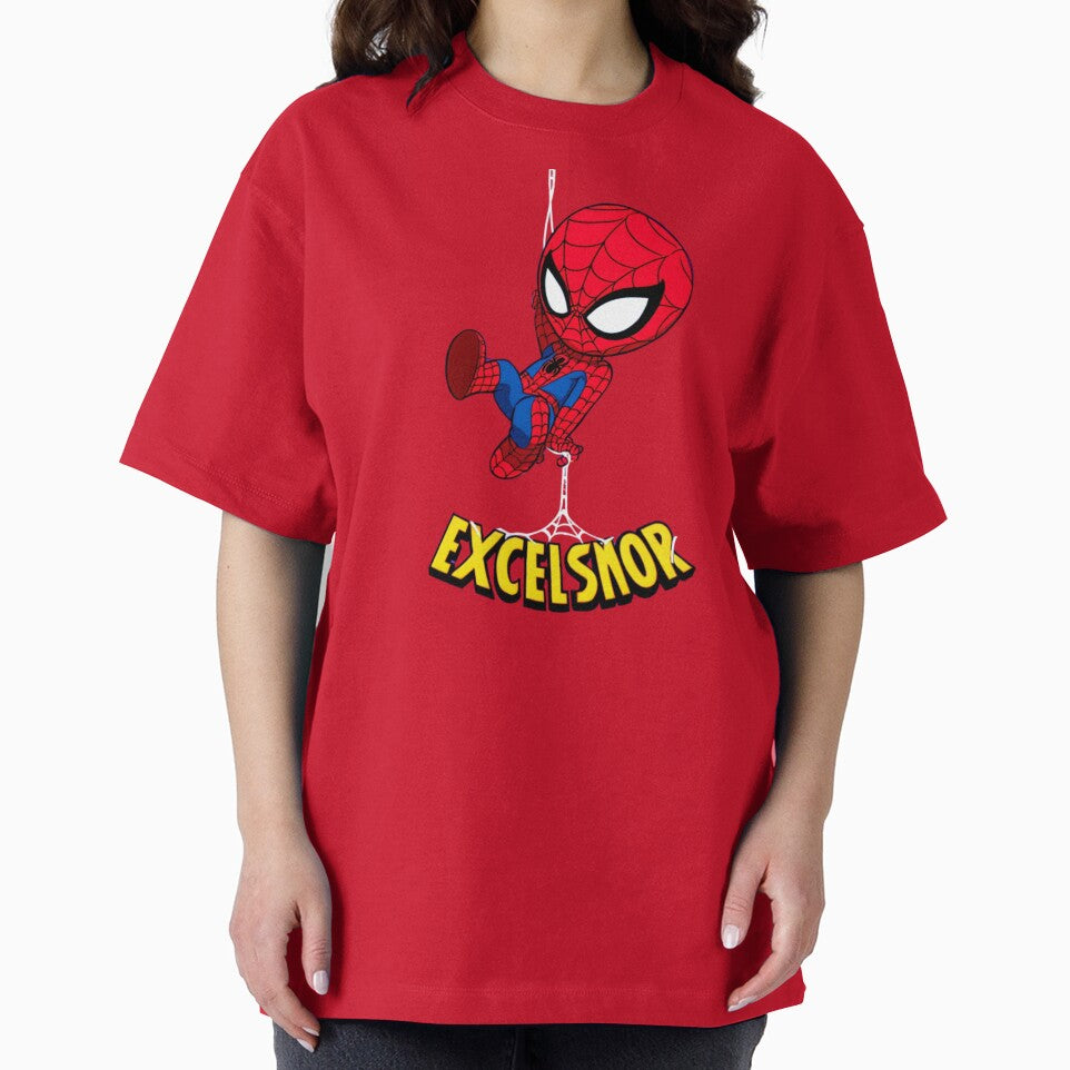Chibi Spiderman Casual Print T-Shirt