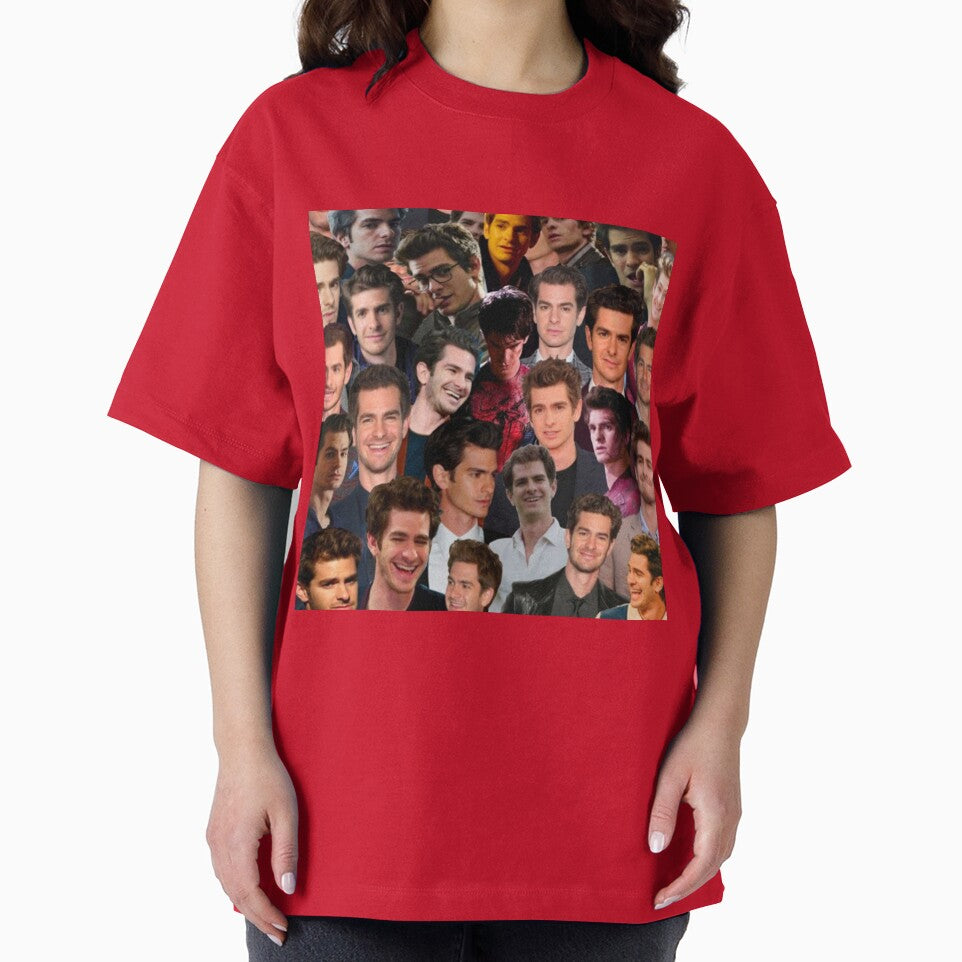 andrew garfield collage Casual Print T-Shirt