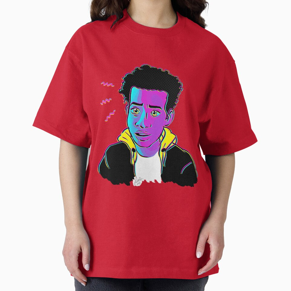 Cmyk Miles Morales Casual Print T-Shirt