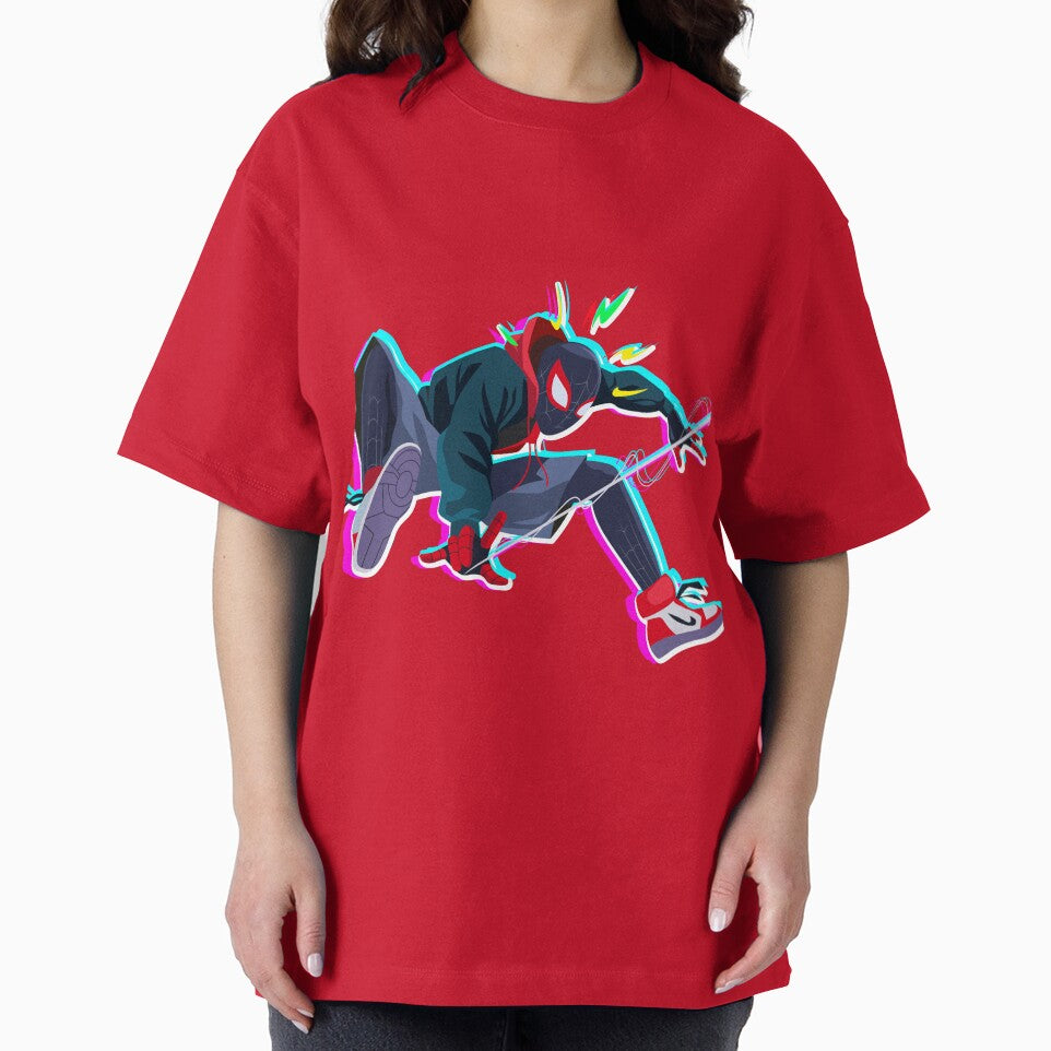 Copy of Web Hero Comic Strip Design | Modern Superhero Banner Art | Bold Red Blue Cartoon Action Panels Everyday Graphic Tee