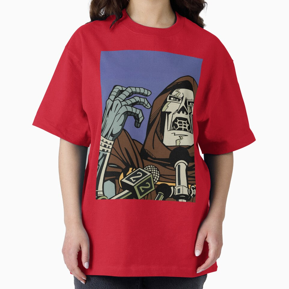 DOOM! Comic Book Supervillain Pop Art Classic Graphic Shirt