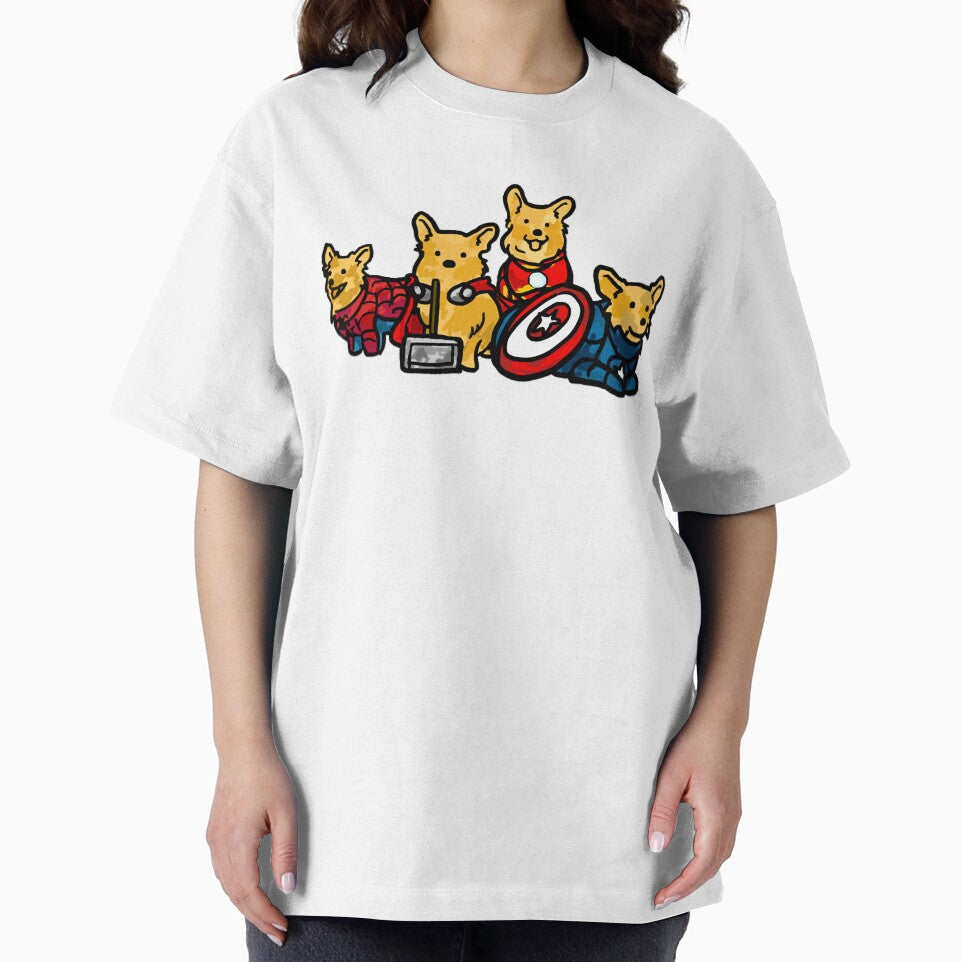 Corgs Assemble Graphic T-Shirt