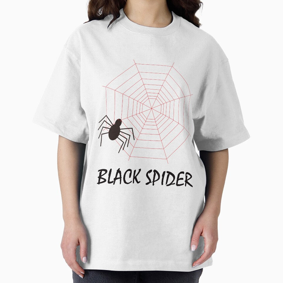 Black Spider Graphic T-Shirt