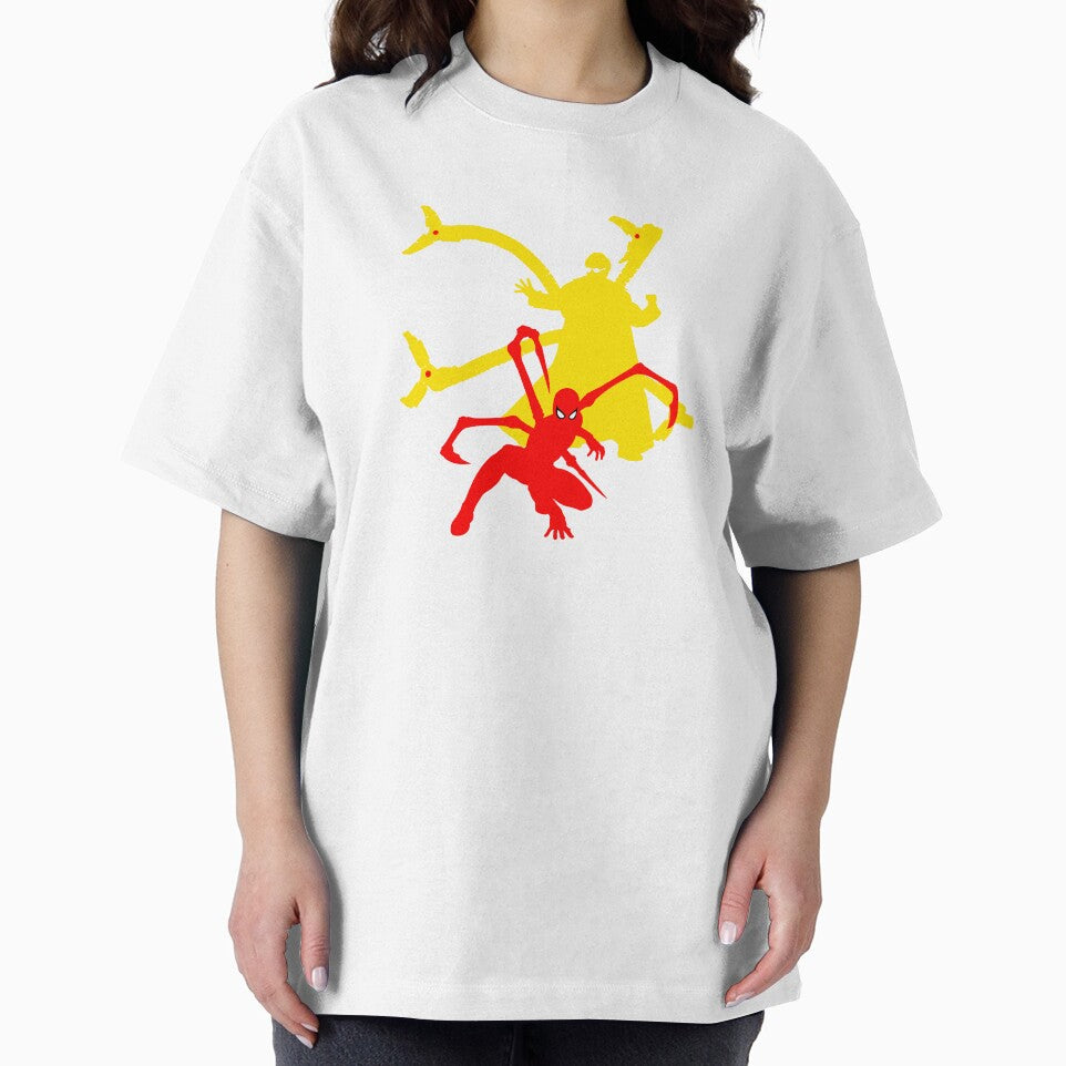 Doc Octopus and Iron Spider Casual Print T-Shirt
