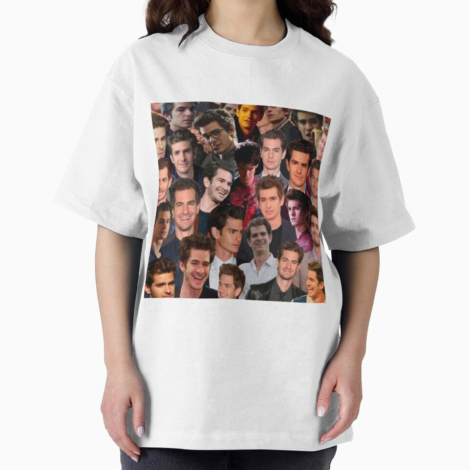 andrew garfield collage Casual Print T-Shirt