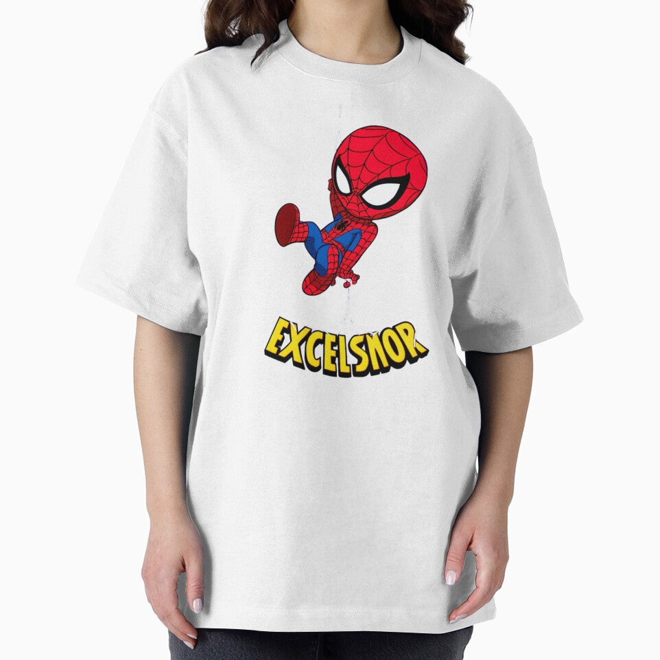 Chibi Spiderman Casual Print T-Shirt