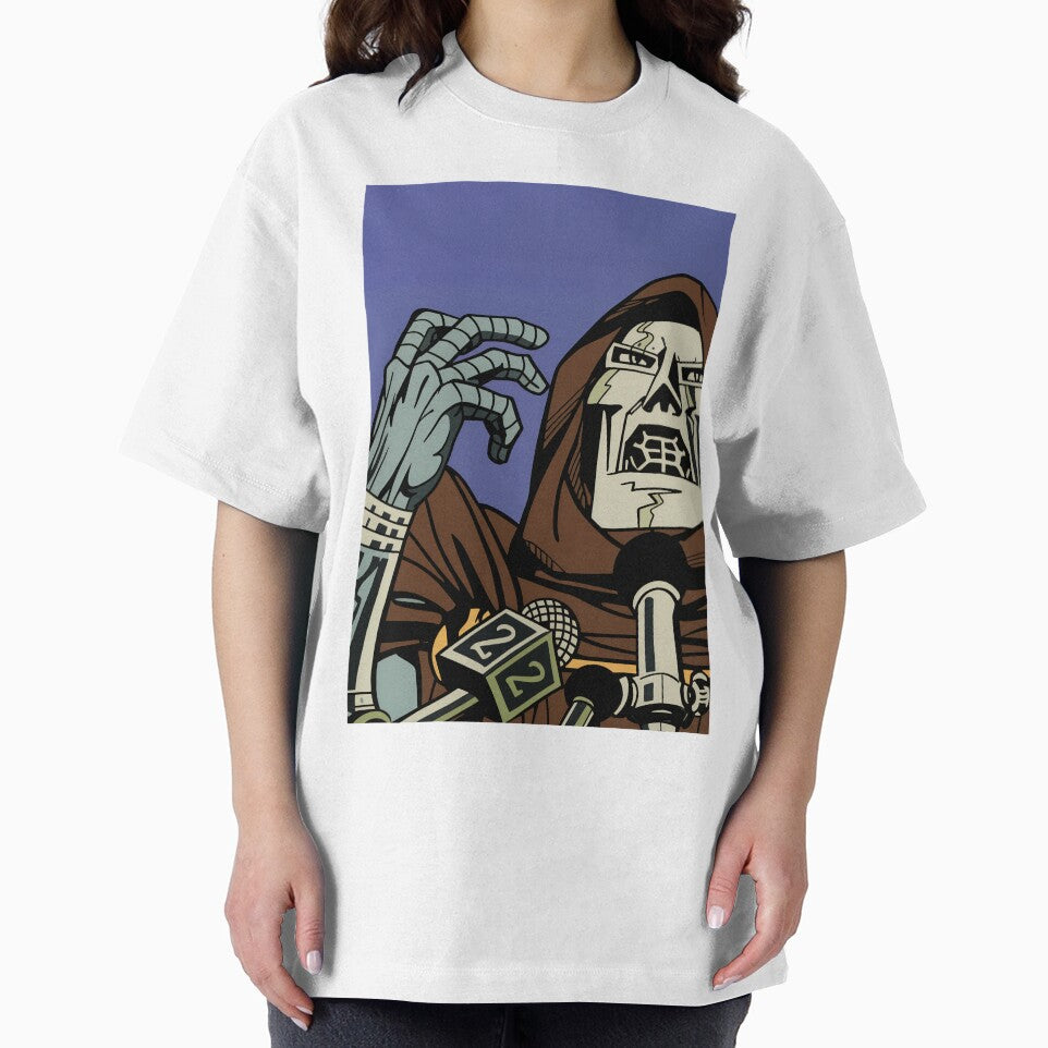 DOOM! Comic Book Supervillain Pop Art Classic Graphic Shirt