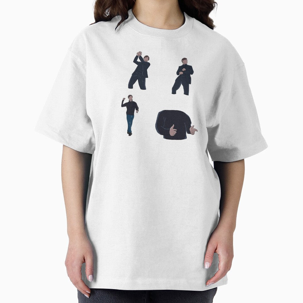 Bully Maguire Dancing Casual Print T-Shirt