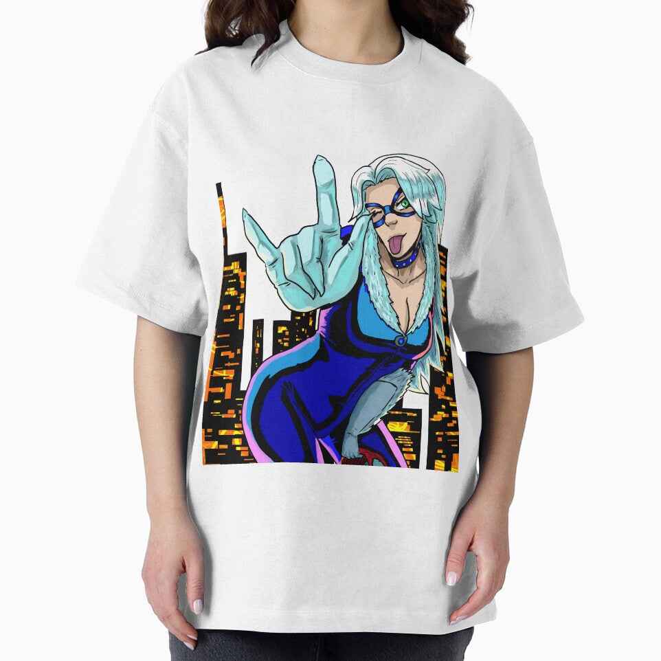 BLACK CAT Retro Style Tee