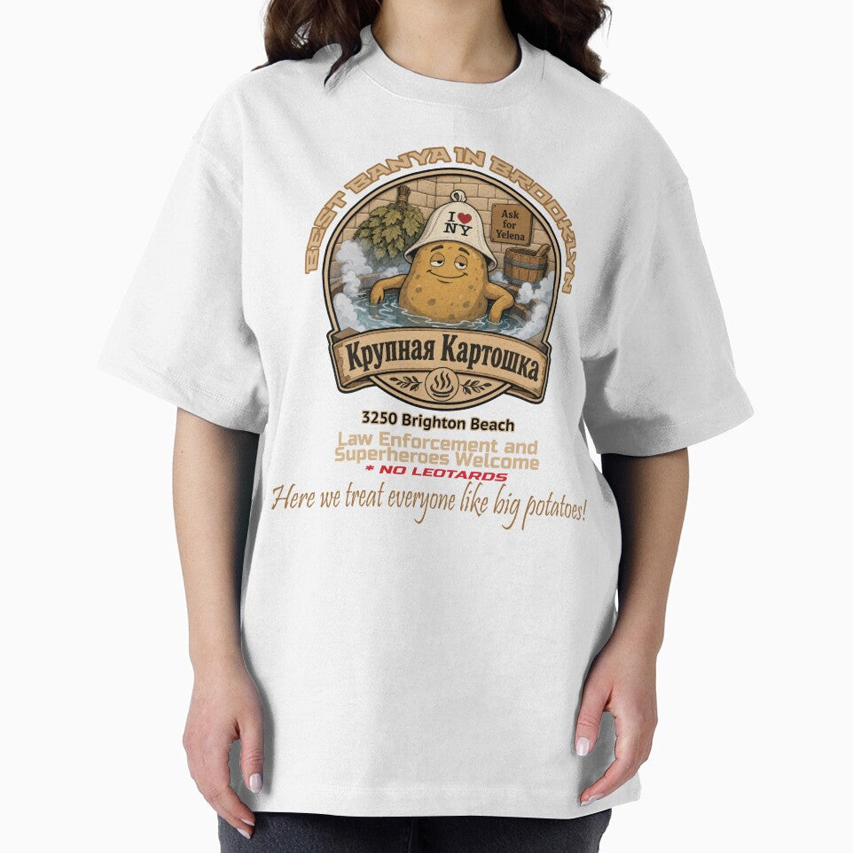 Big Potatoes Banya Retro Style Tee