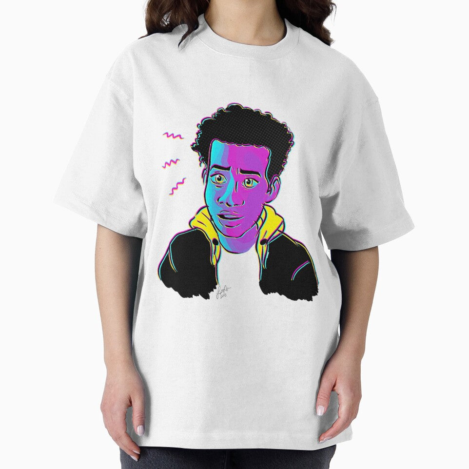 Cmyk Miles Morales Casual Print T-Shirt