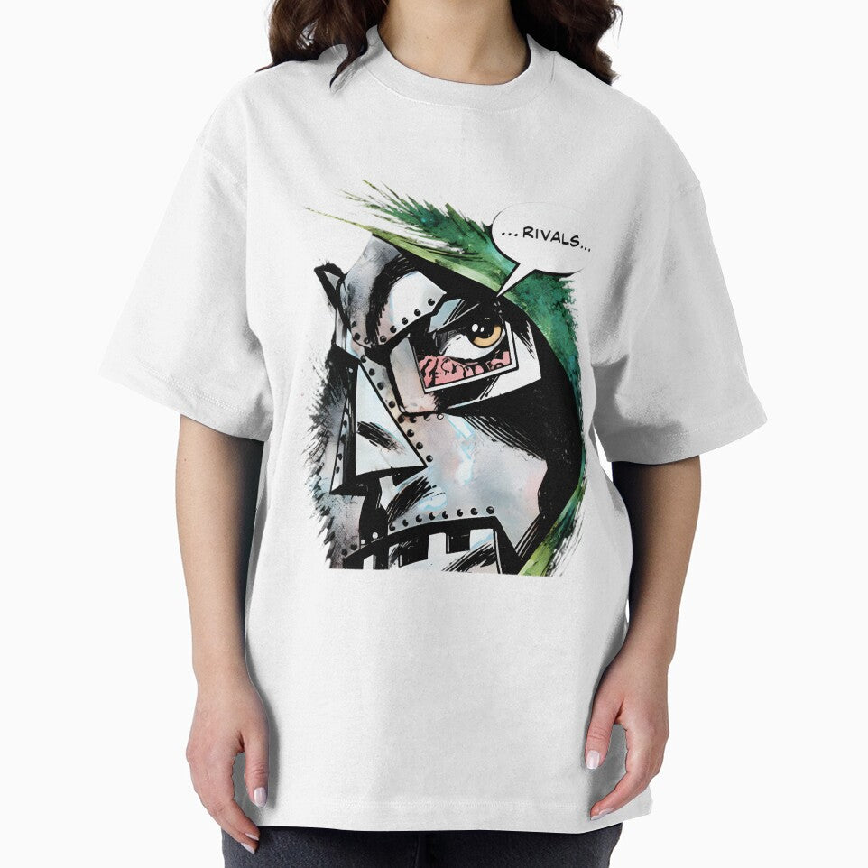 Dr Doom Marvel Villain Graphic Illustration | ????? Casual Print T-Shirt